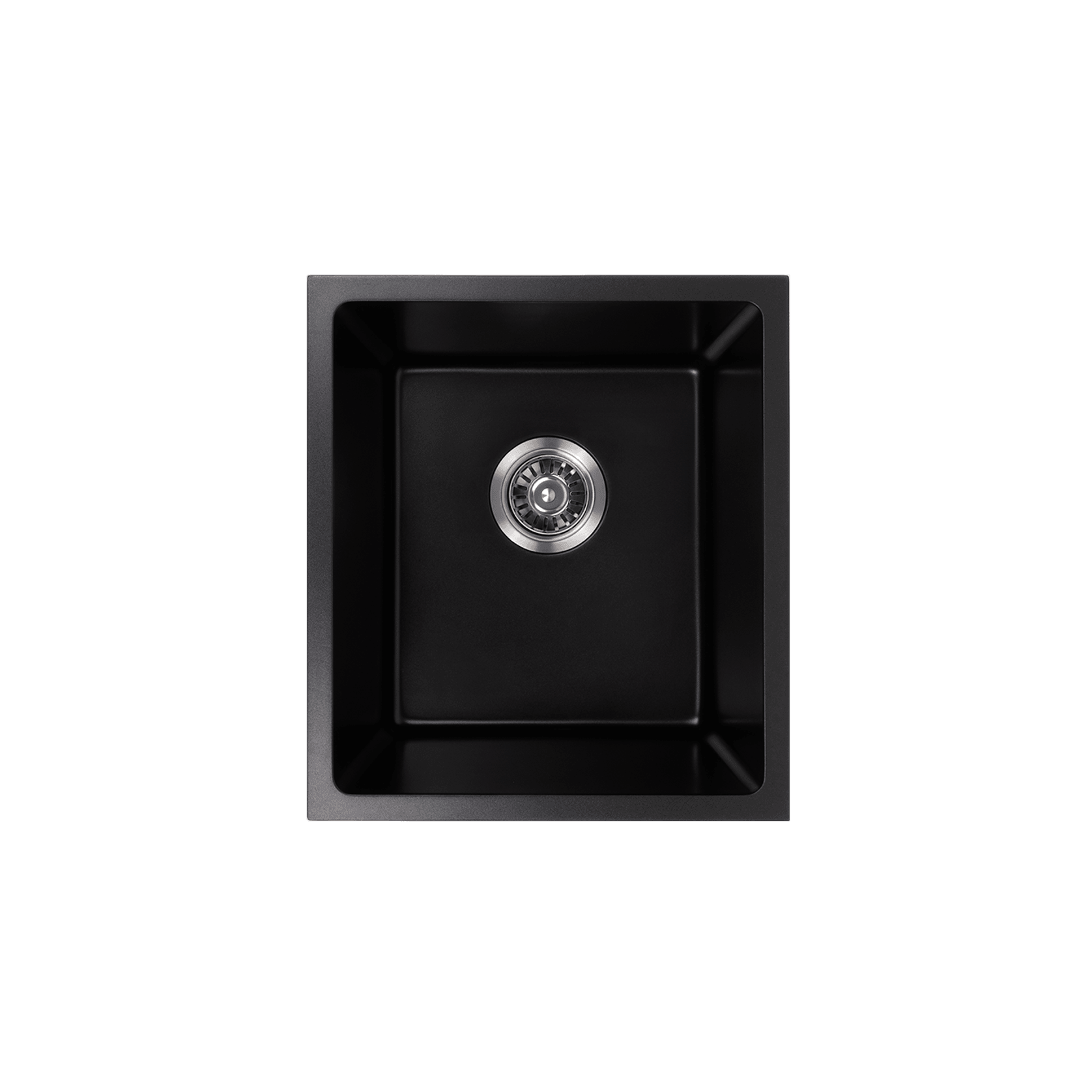 Cynthia 396x446 Black Granite Single Bowl Sink gallery detail image
