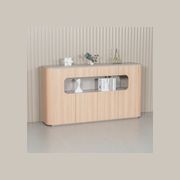 ORBAN 200cm Credenza Display Unit Oak - 110cm High gallery detail image
