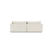 Sidney Slipcover 4 Seater Sofa - Marnie Sand Stripe gallery detail image