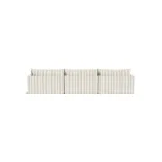 Sidney Slipcover 5 Seater Sofa - Marnie Sand Stripe gallery detail image