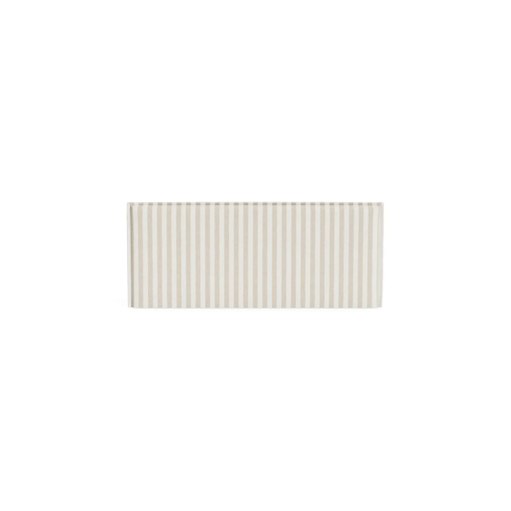 Sidney Slipcover Bed Head 270cm - Marnie Sand Stripe gallery detail image