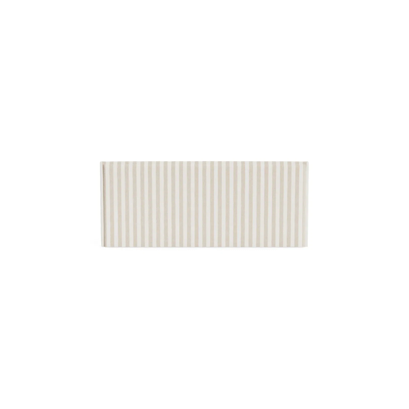 Sidney Slipcover Bed Head 270cm - Marnie Sand Stripe gallery detail image