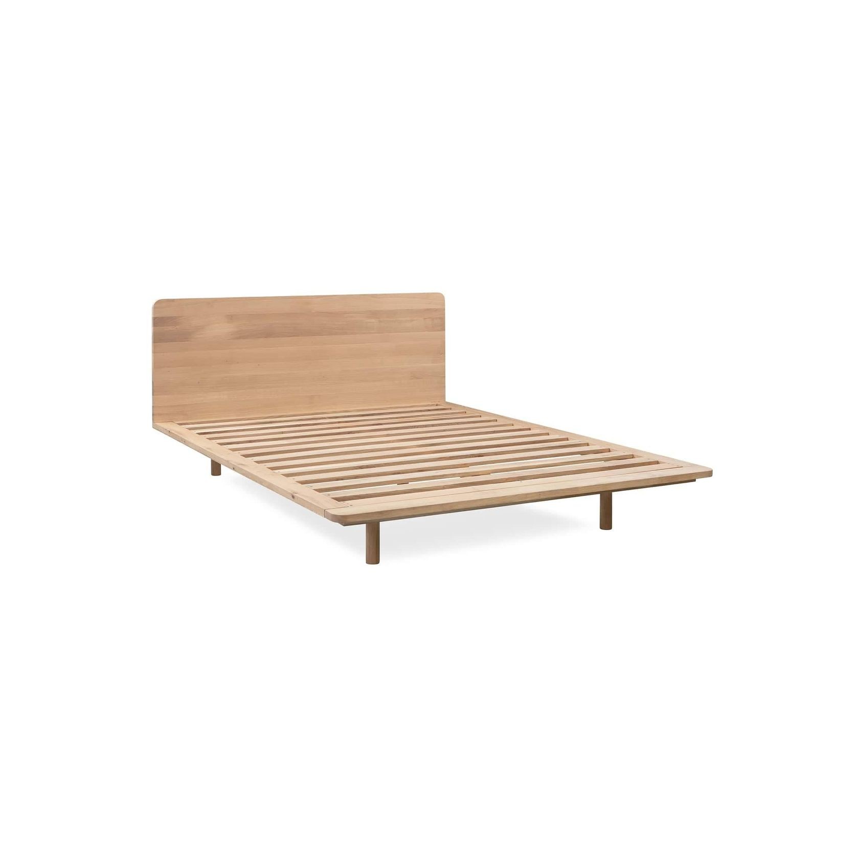 Serene King Bed - Oak gallery detail image