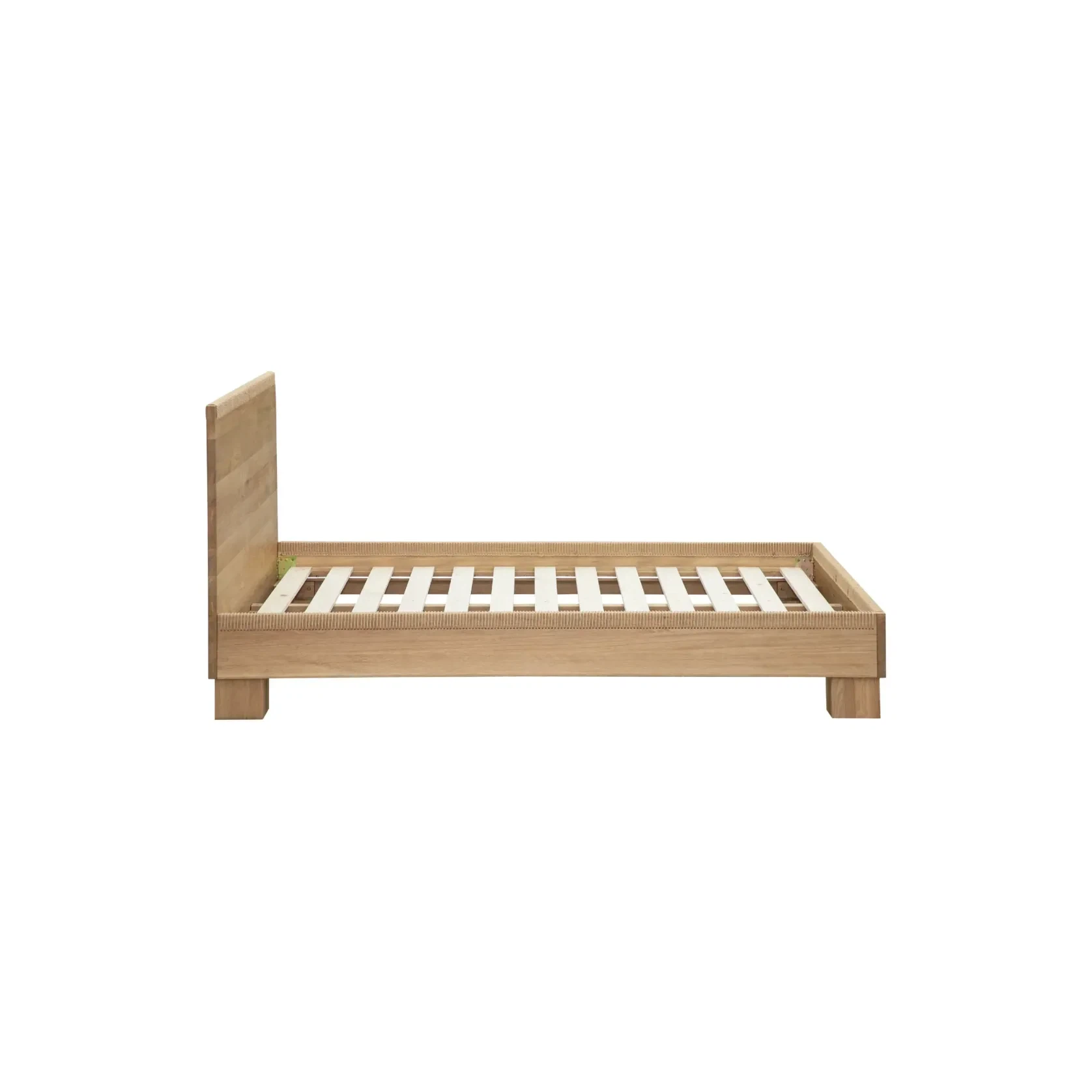Weave Queen Bed - Oak gallery detail image