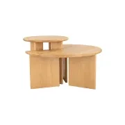 Fragment Nesting Coffee Table Set - Oak gallery detail image