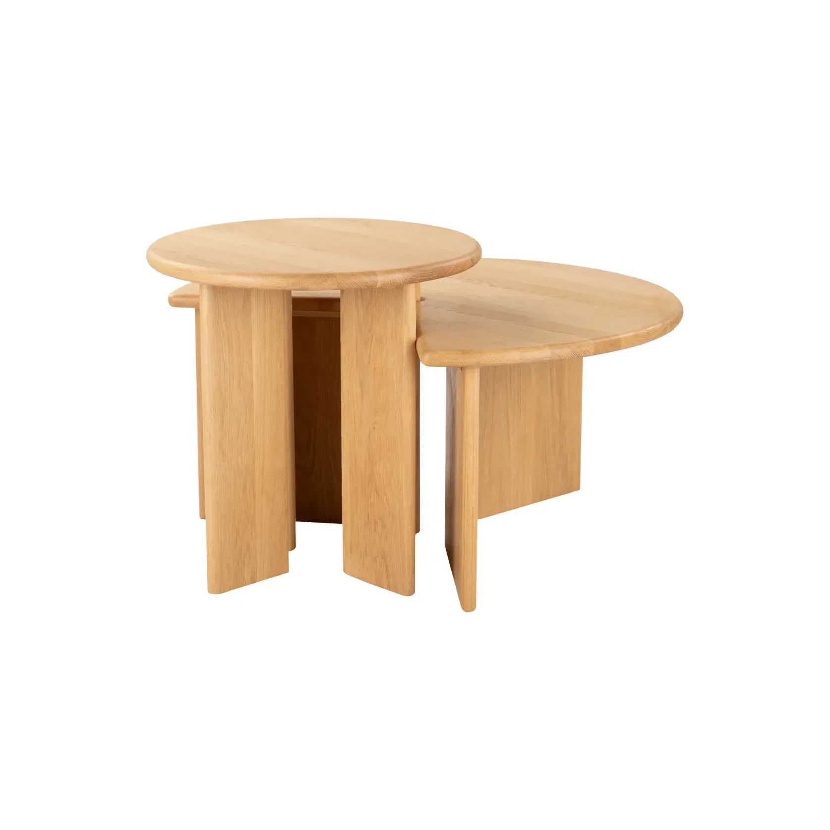 Fragment Nesting Coffee Table Set - Oak gallery detail image