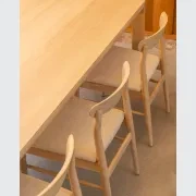Henri Dining Chair - Oak / Tate Biscotti gallery detail image