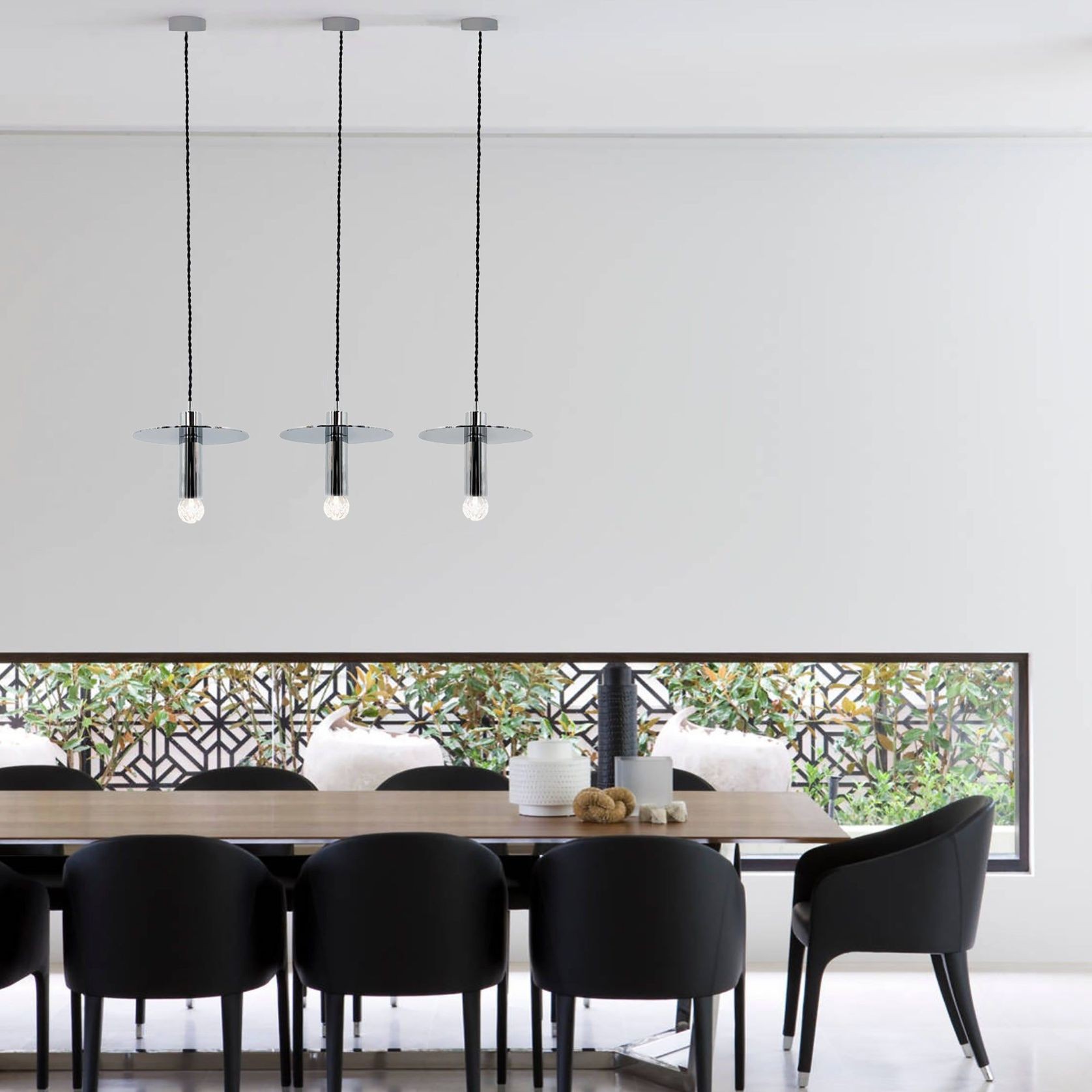 Bentley Pendant Light - Chrome gallery detail image