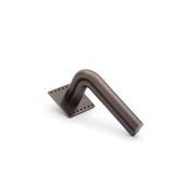 Stardust Smooth Lever Handle on Rose gallery detail image