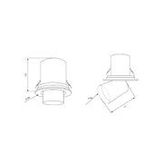 Round Snoot Downlight 12W gallery detail image