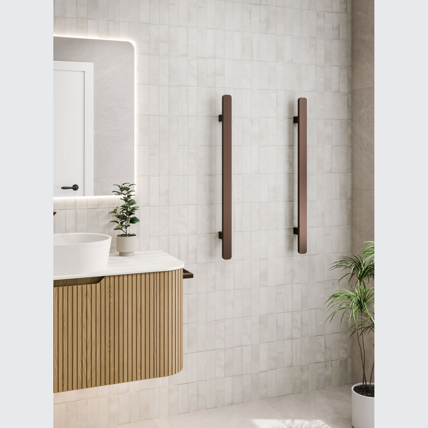 Sora 1500 Wall Hung Vanity | Double Inset Basin gallery detail image