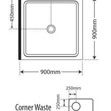Adjustable Frameless Pivot Square 900 gallery detail image