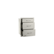 Bull Stainless Steel Triple Drawer System gallery detail image
