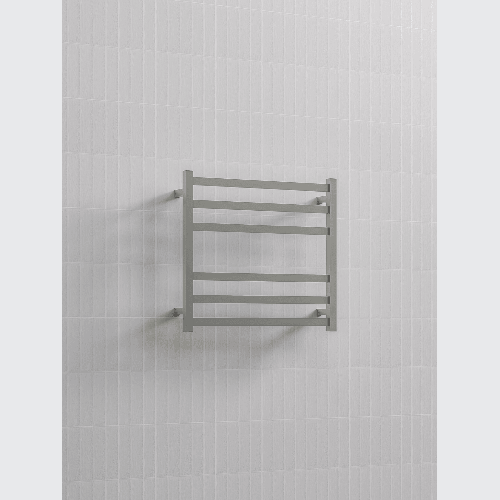 Square Heated Towel Ladders 600x650mm gallery detail image
