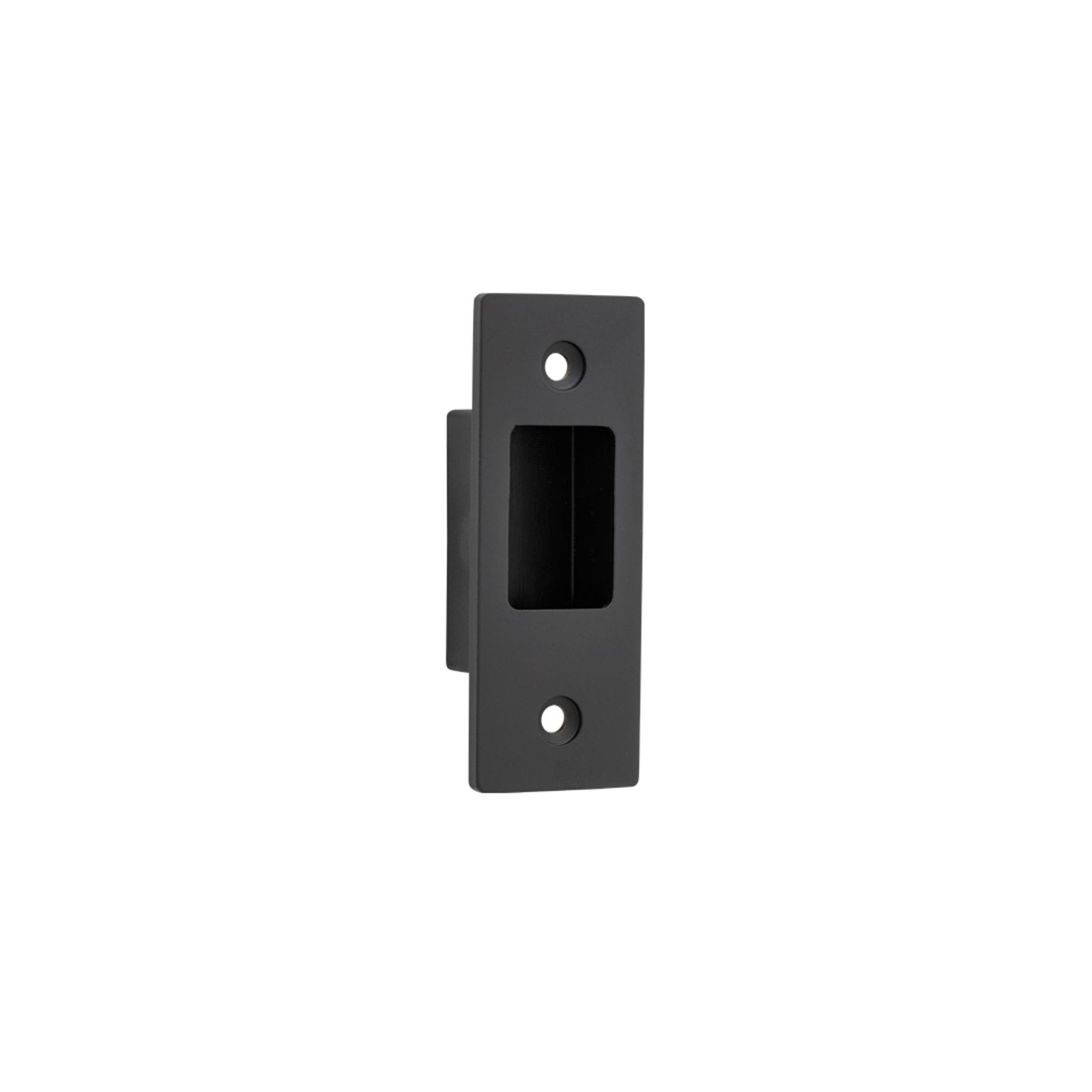 Iver Rectangular Flush Pull Euro Lock Matt Black for Sliding Doors 21413E *Pair* gallery detail image