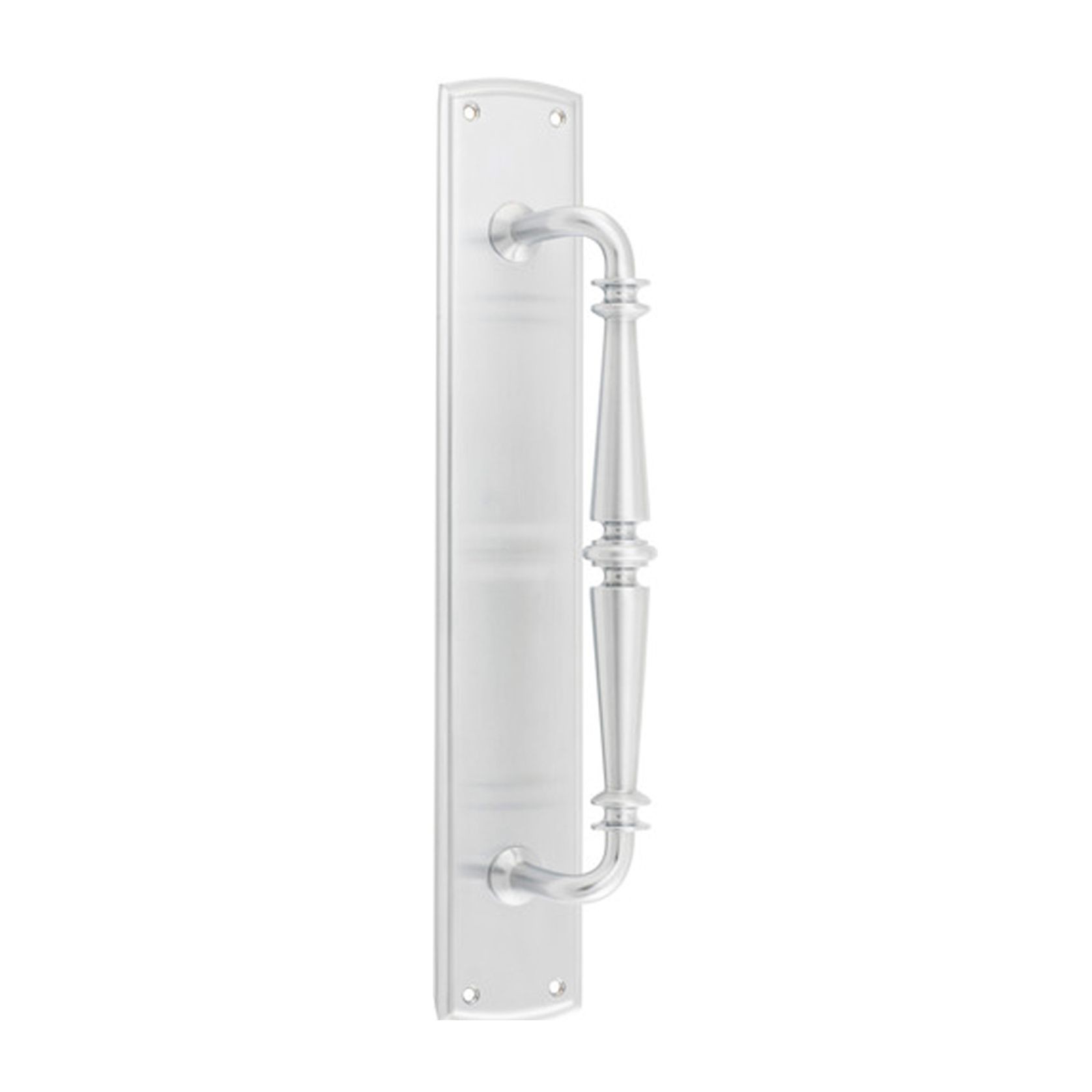 Iver Sarlat Door Pull Handle on Backplate Chrome Plate 380mm x 65mm 9344 gallery detail image