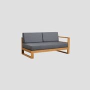 Tasman Teak Double Left Arm Section gallery detail image