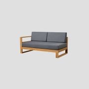 Tasman Teak Double Right Arm Section gallery detail image