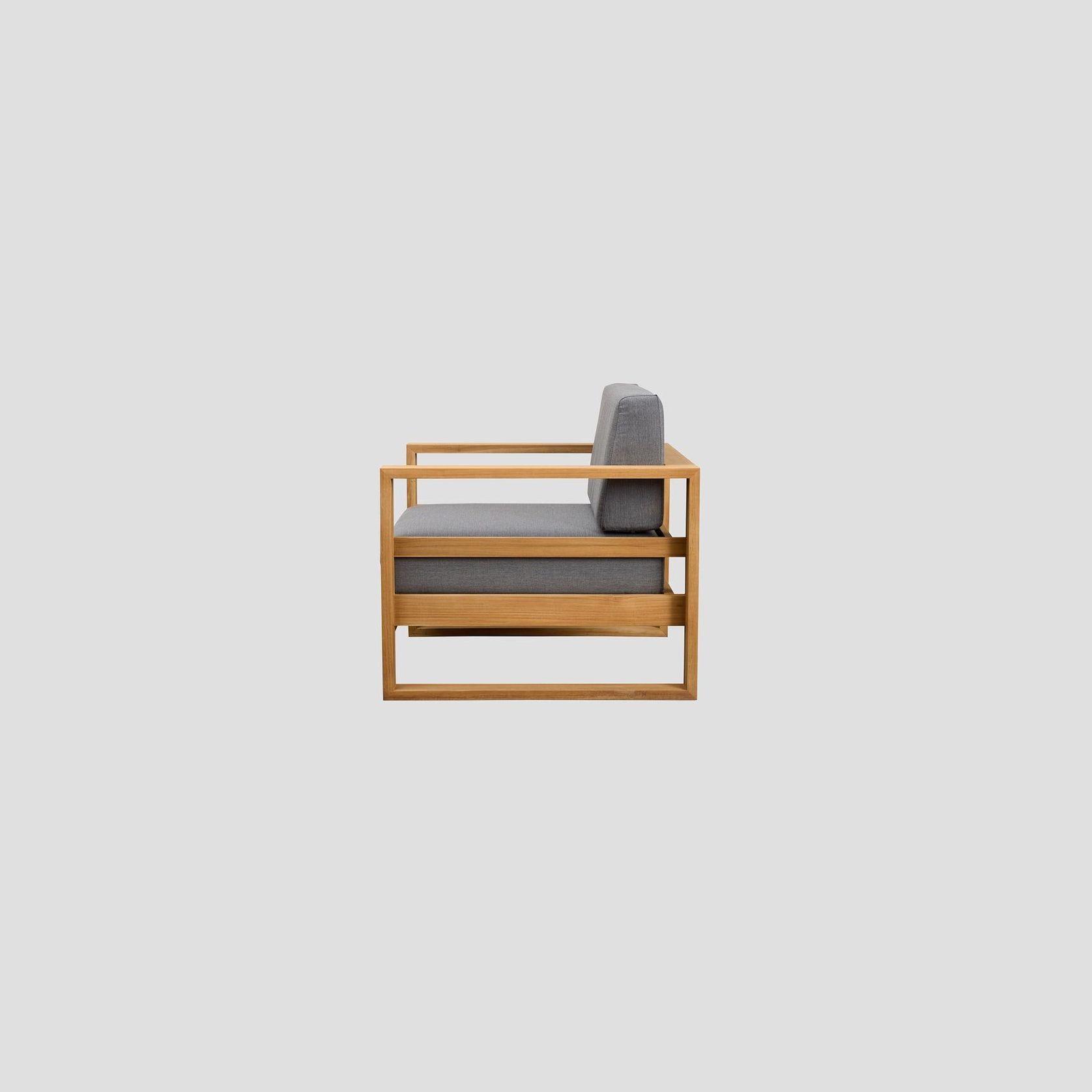Tasman Teak Single Sofa gallery detail image