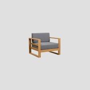 Tasman Teak Single Sofa gallery detail image