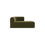 Berg Right Chaise Module - Eden Leaf gallery detail image