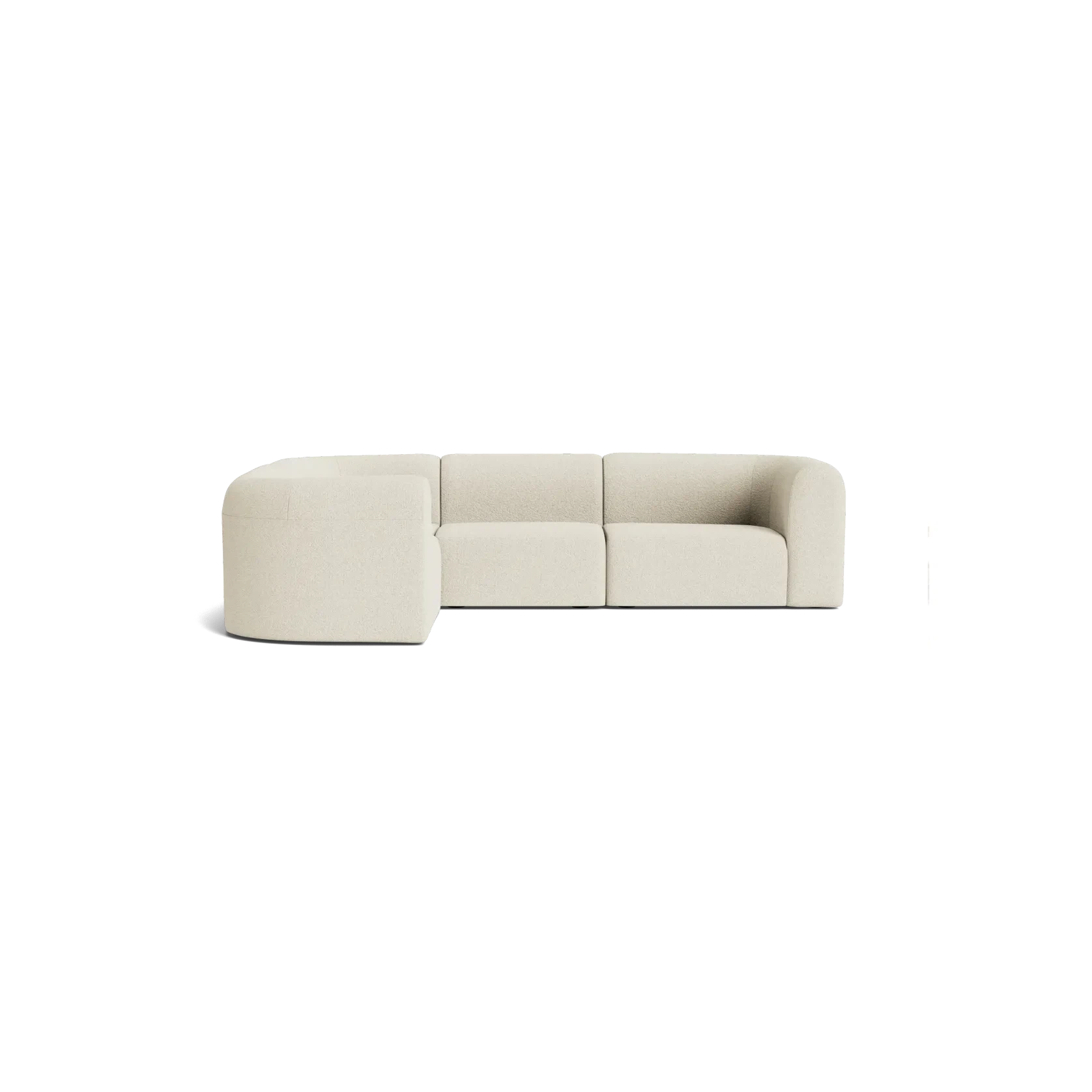 Berg LHF Closed Chaise Sofa - Copenhagen Grey gallery detail image