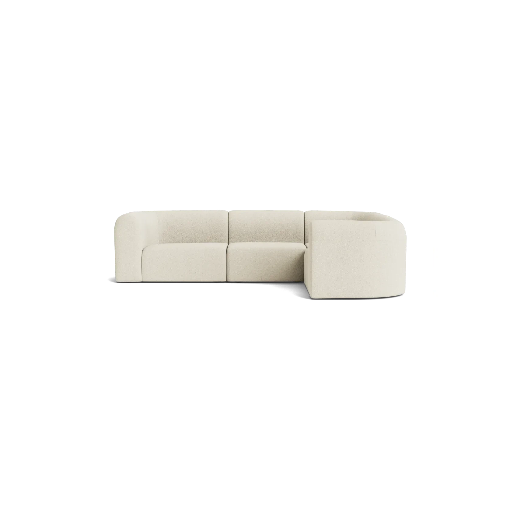 Berg RHF Closed Chaise Sofa - Copenhagen Grey gallery detail image