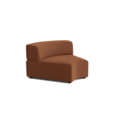 Stretch Angled Corner Module - Corduroy Cocoa gallery detail image