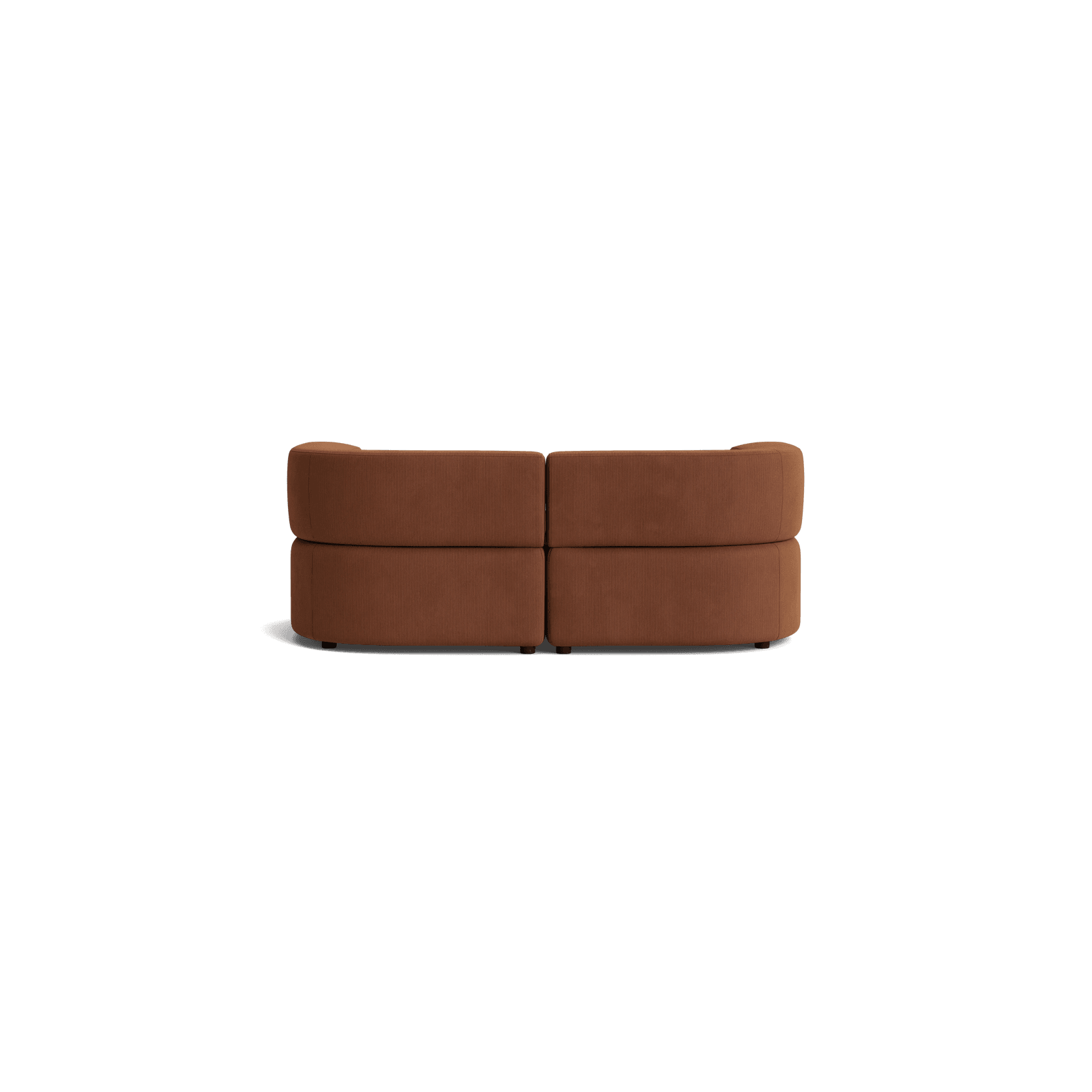 Stretch 3 Seater Chaise Sofa - Corduroy Cocoa gallery detail image