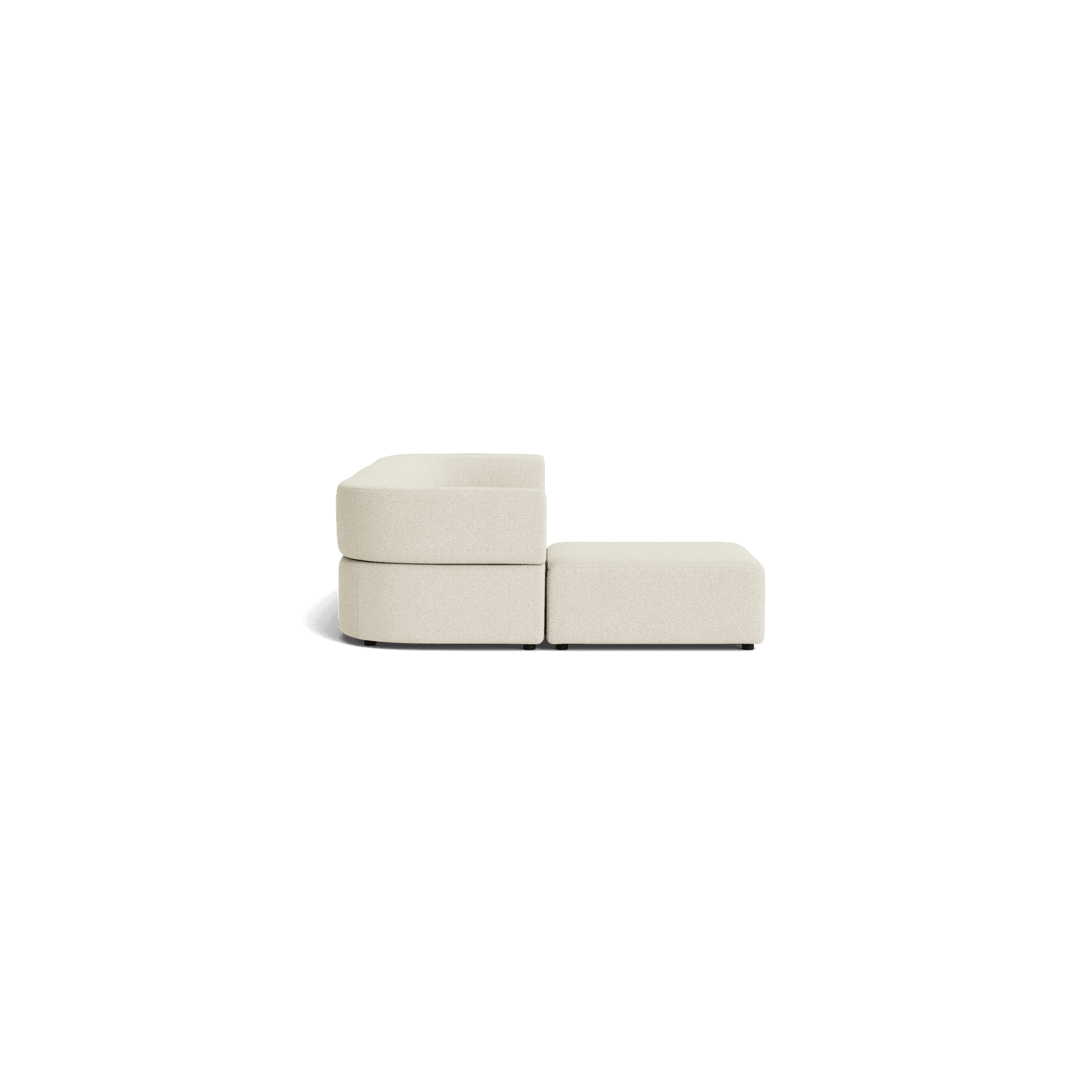 Stretch 4 Seater Chaise Sofa - Copenhagen Grey gallery detail image
