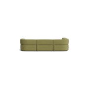 Stretch 4 Seater Open Chaise Sofa - Fossil Eucalyptus gallery detail image