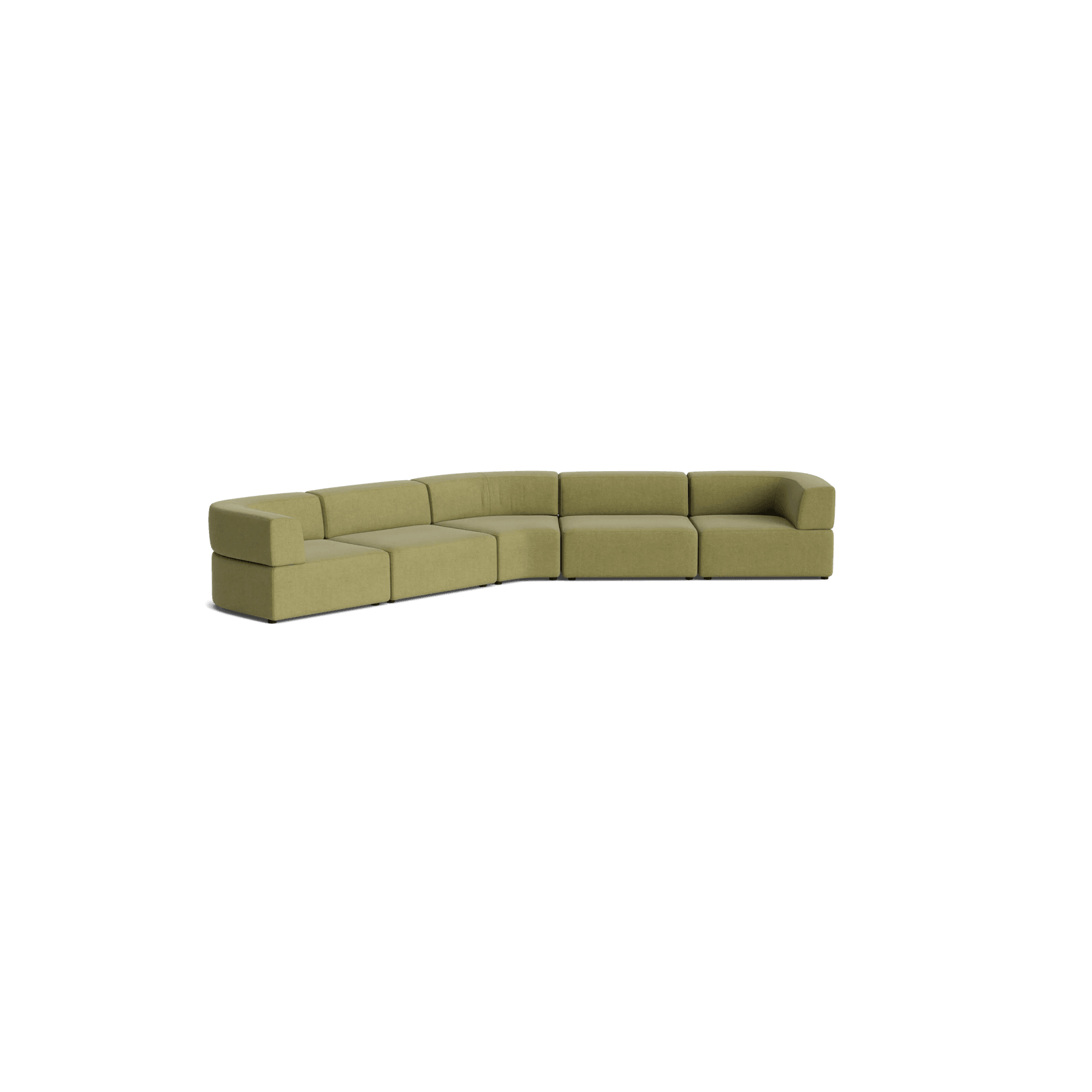 Stretch Large Closed Angle Sofa - Fossil Eucalyptus gallery detail image