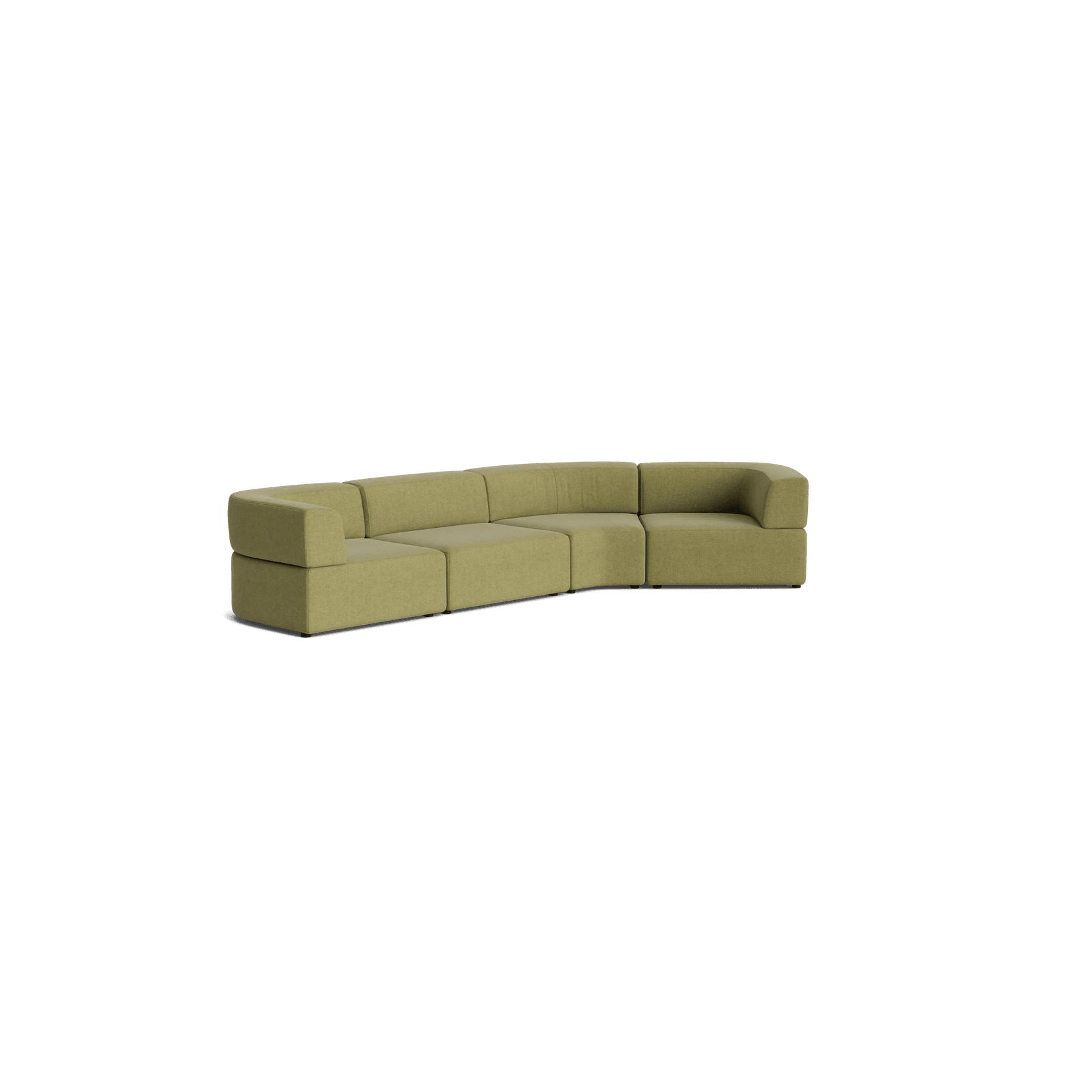Stretch Closed Angle Sofa - Fossil Eucalyptus gallery detail image
