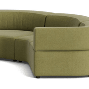 Stretch Angled Corner Sofa - Fossil Eucalyptus gallery detail image