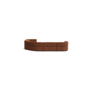 Stretch Angled Corner Sofa - Corduroy Cocoa gallery detail image