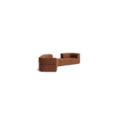 Stretch Large Angled Gap Sofa - Corduroy Cocoa gallery detail image