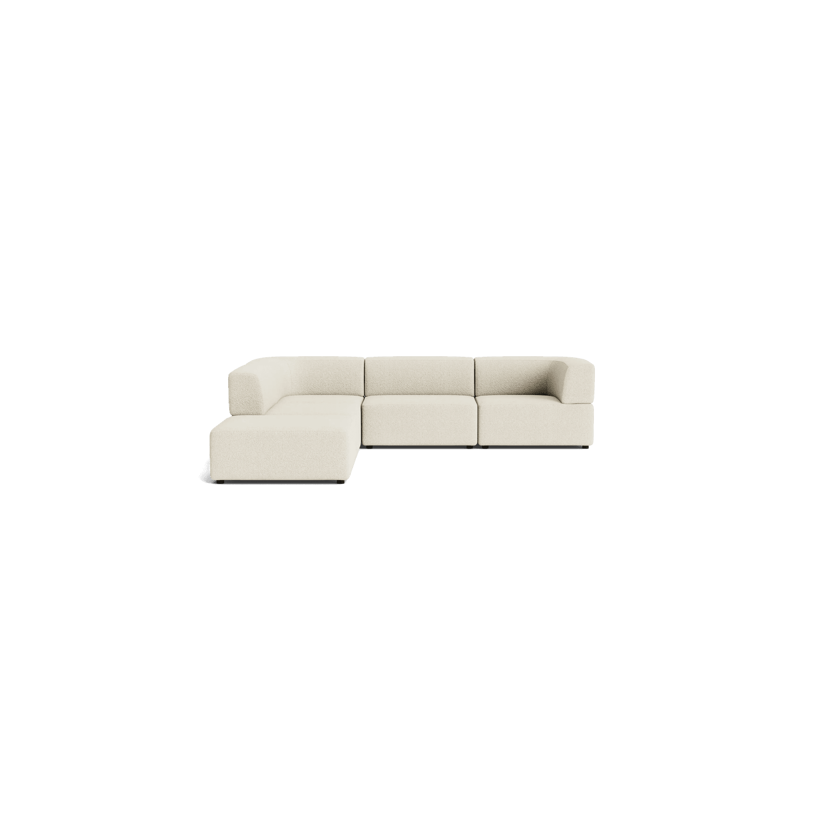 Stretch Open Corner Sofa - Copenhagen Grey gallery detail image