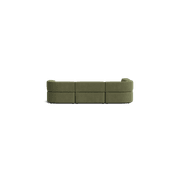 Stretch Open Corner Sofa - Corduroy Forest gallery detail image