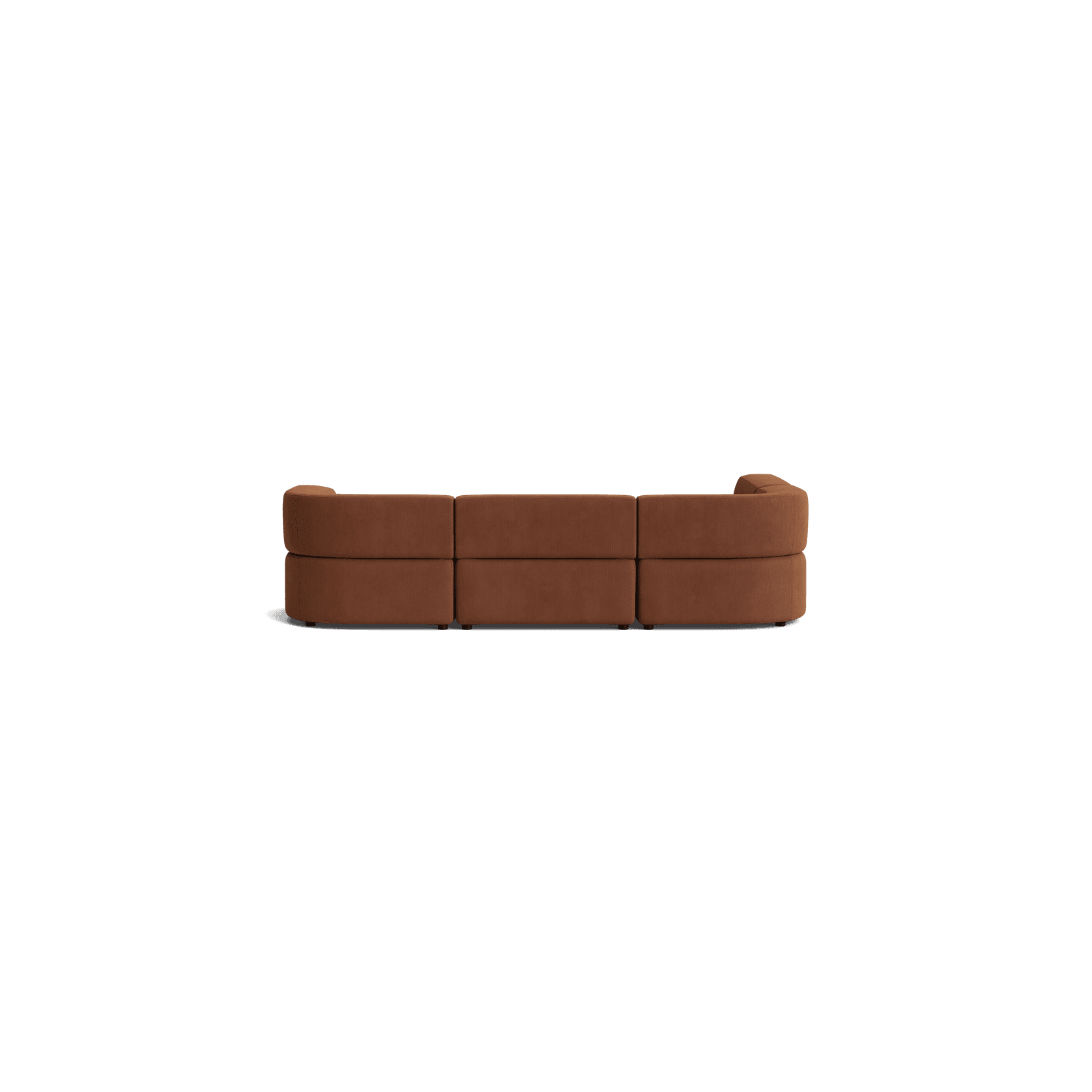 Stretch Open Corner Sofa - Corduroy Cocoa gallery detail image