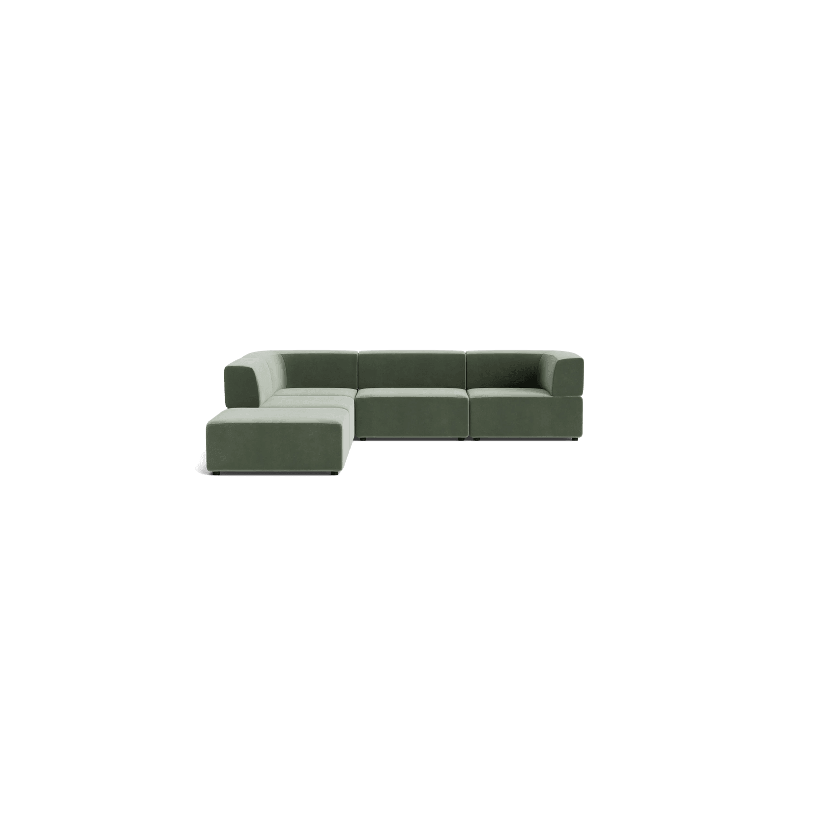 Stretch Open Corner Sofa - Opal Ocean gallery detail image
