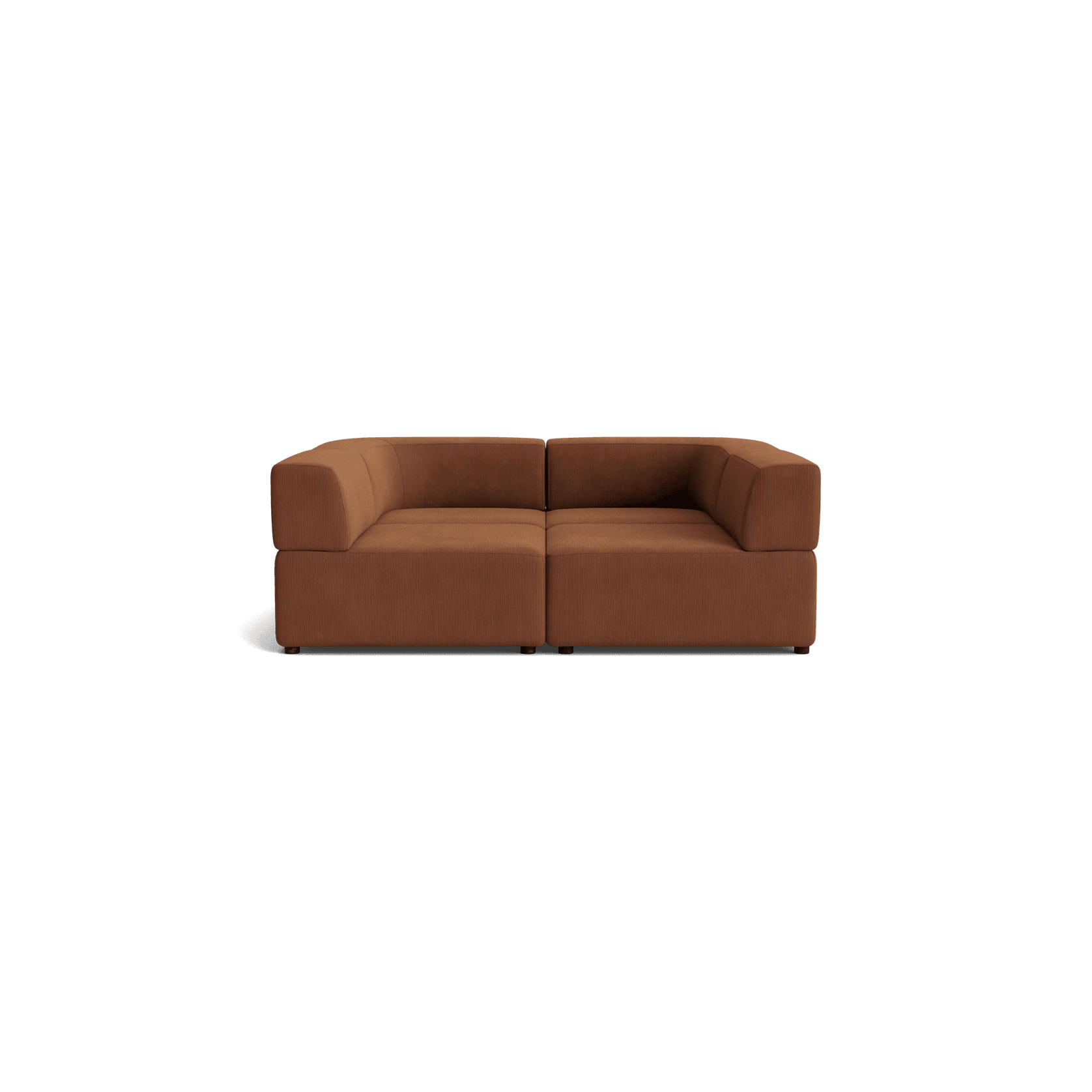Stretch Pit Sofa - Corduroy Cocoa gallery detail image