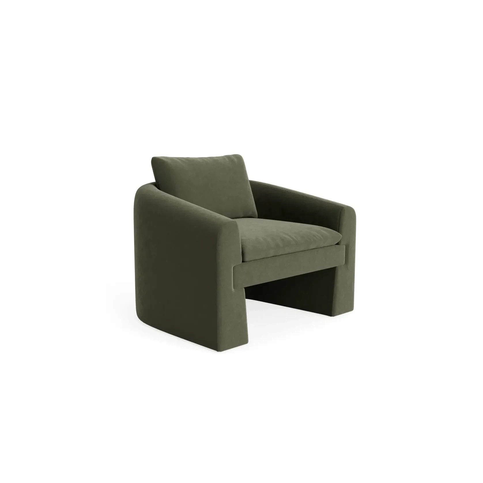 Crest Armchair - Eden Leaf gallery detail image
