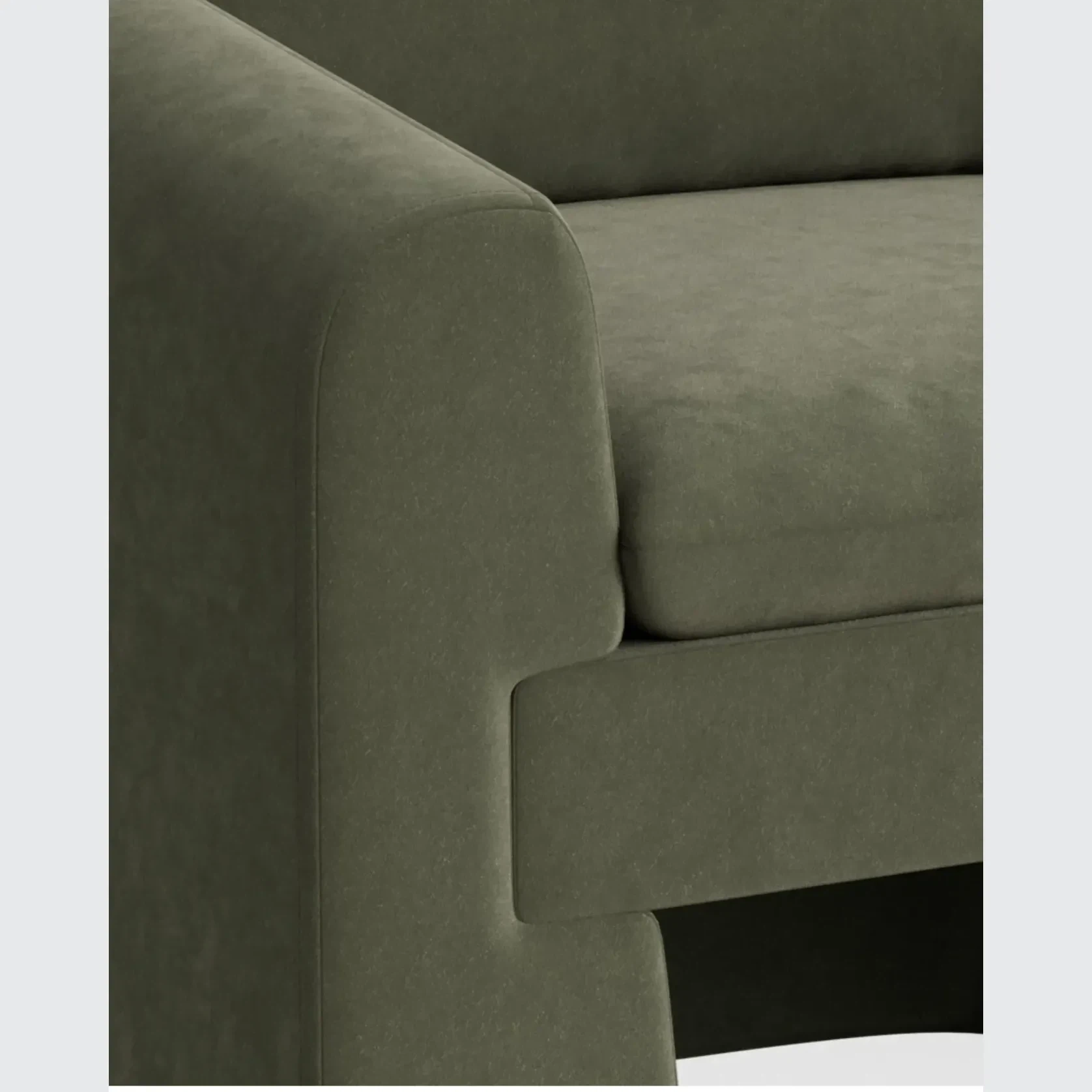 Crest Armchair - Eden Leaf gallery detail image
