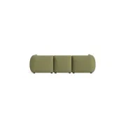 Muro 4 Seater Chaise Sofa - Fossil Eucalyptus gallery detail image