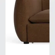 Muro 4 Seater Sofa - Fossil Chocolate gallery detail image