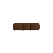 Muro 4 Seater Sofa - Fossil Chocolate gallery detail image