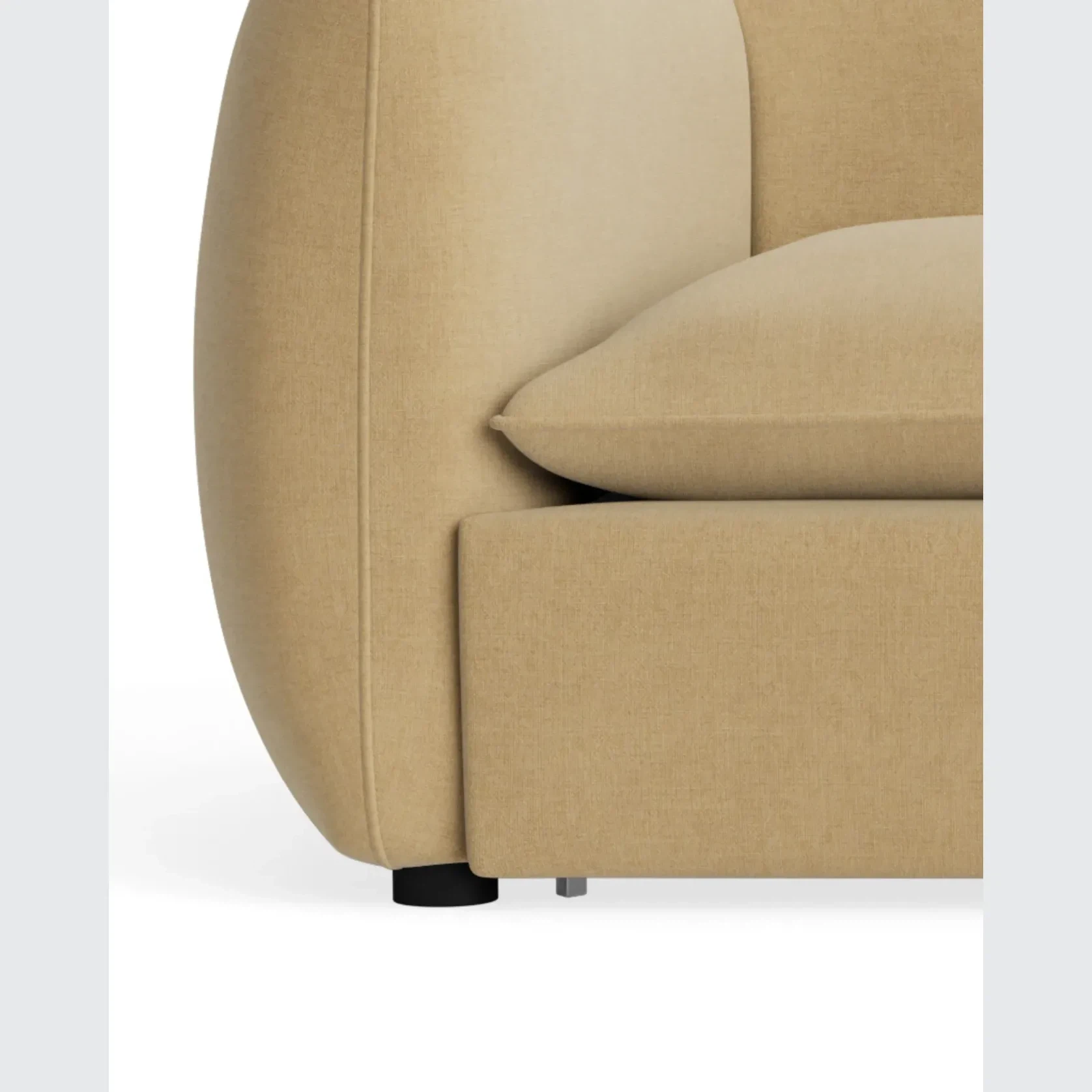Muro 4 Seater Sofa - Silas Honey gallery detail image