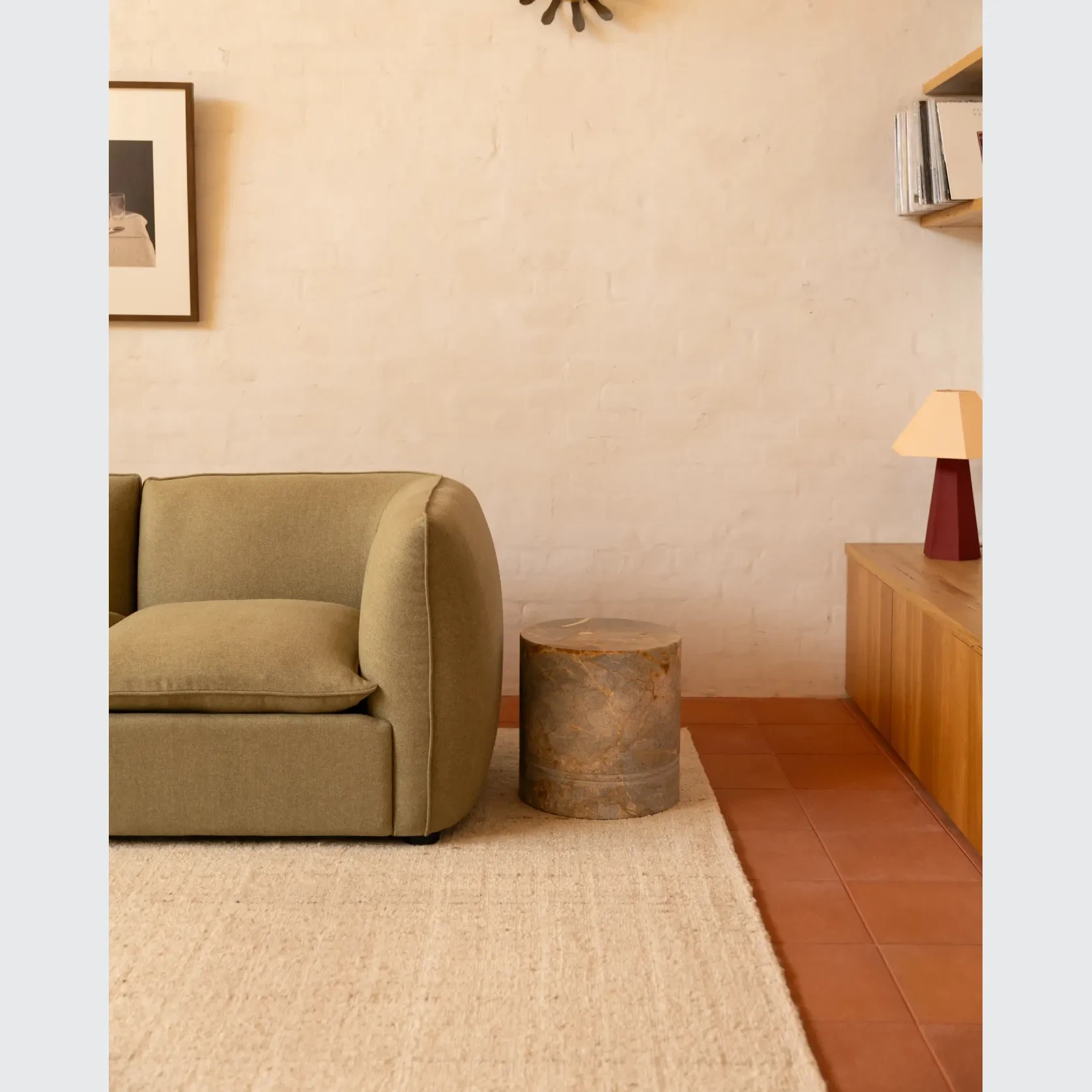 Muro Corner Sofa - Fossil Eucalyptus gallery detail image
