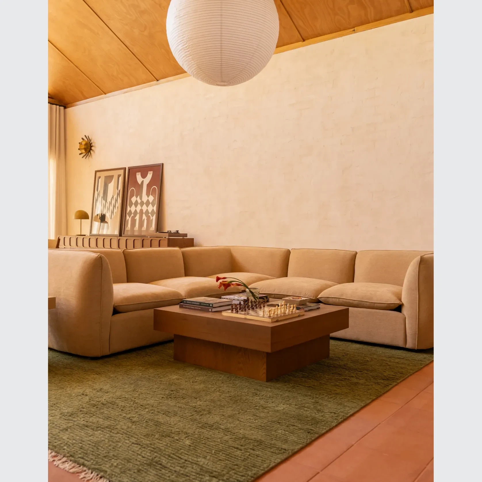 Muro Corner Sofa - Silas Honey gallery detail image