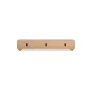 Flow Entertainment Unit 260cm - Oak gallery detail image